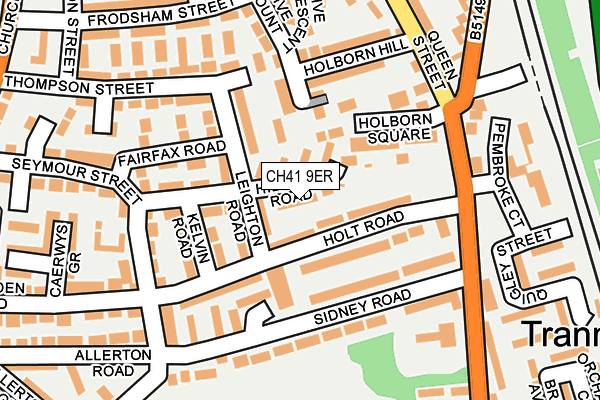 CH41 9ER map - OS OpenMap – Local (Ordnance Survey) CH41 9ER map - OS OpenMap – Local (Ordnance Survey)