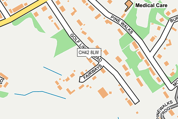 CH42 8LW map - OS OpenMap – Local (Ordnance Survey) CH42 8LW map - OS OpenMap – Local (Ordnance Survey)