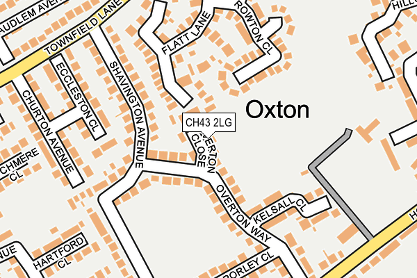 CH43 2LG map - OS OpenMap – Local (Ordnance Survey) CH43 2LG map - OS OpenMap – Local (Ordnance Survey)