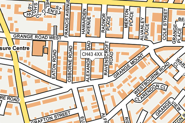 CH43 4XX map - OS OpenMap – Local (Ordnance Survey) CH43 4XX map - OS OpenMap – Local (Ordnance Survey)