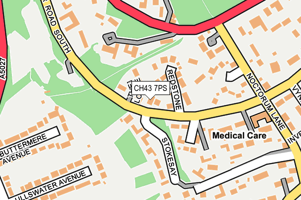 CH43 7PS map - OS OpenMap – Local (Ordnance Survey) CH43 7PS map - OS OpenMap – Local (Ordnance Survey)