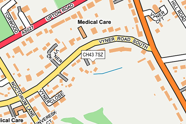 CH43 7SZ map - OS OpenMap – Local (Ordnance Survey) CH43 7SZ map - OS OpenMap – Local (Ordnance Survey)