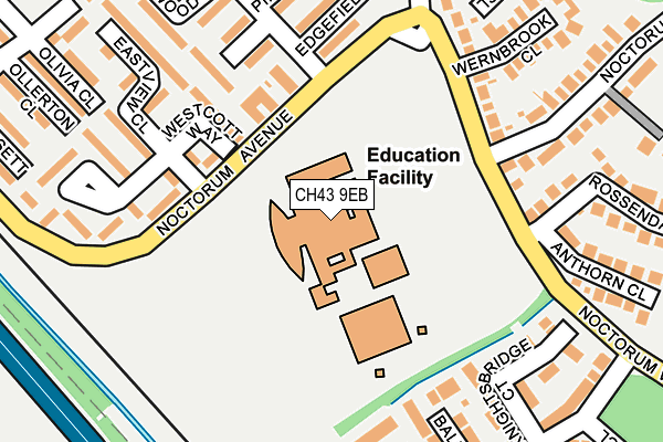 CH43 9EB map - OS OpenMap – Local (Ordnance Survey) CH43 9EB map - OS OpenMap – Local (Ordnance Survey)