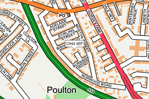 CH44 4EP map - OS OpenMap – Local (Ordnance Survey) CH44 4EP map - OS OpenMap – Local (Ordnance Survey)