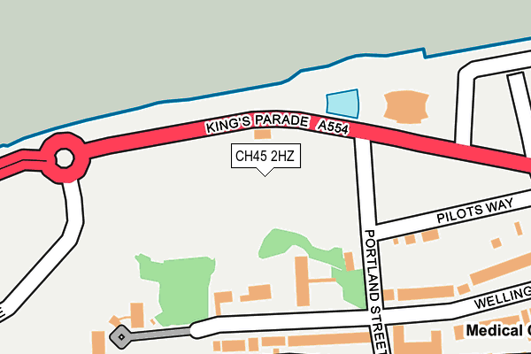CH45 2HZ map - OS OpenMap – Local (Ordnance Survey) CH45 2HZ map - OS OpenMap – Local (Ordnance Survey)
