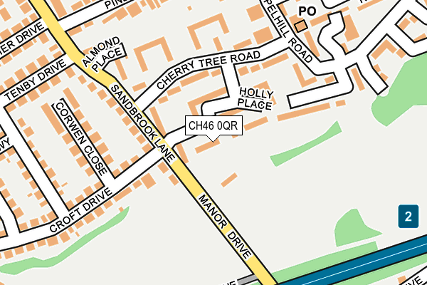 CH46 0QR map - OS OpenMap – Local (Ordnance Survey) CH46 0QR map - OS OpenMap – Local (Ordnance Survey)