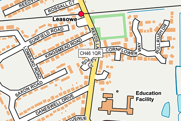 CH46 1QR map - OS OpenMap – Local (Ordnance Survey) CH46 1QR map - OS OpenMap – Local (Ordnance Survey)