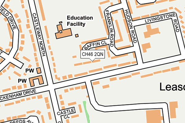 CH46 2QN map - OS OpenMap – Local (Ordnance Survey) CH46 2QN map - OS OpenMap – Local (Ordnance Survey)