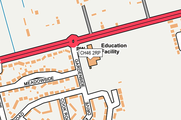 CH46 2RP map - OS OpenMap – Local (Ordnance Survey) CH46 2RP map - OS OpenMap – Local (Ordnance Survey)