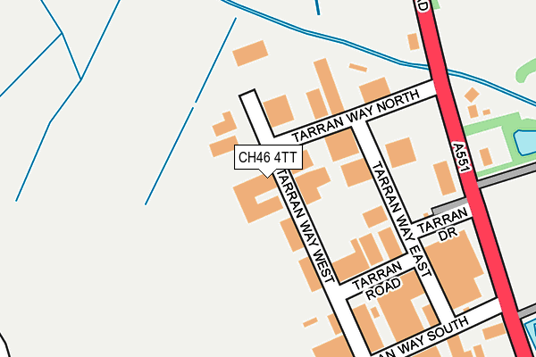 CH46 4TT map - OS OpenMap – Local (Ordnance Survey) CH46 4TT map - OS OpenMap – Local (Ordnance Survey)