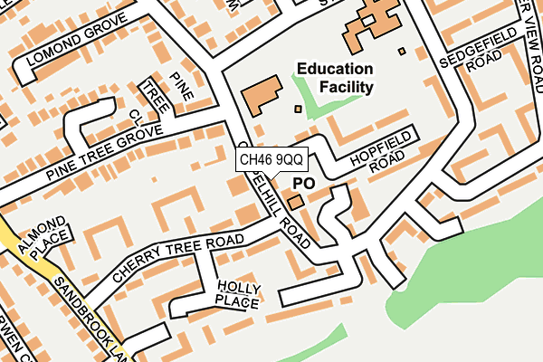 CH46 9QQ map - OS OpenMap – Local (Ordnance Survey) CH46 9QQ map - OS OpenMap – Local (Ordnance Survey)