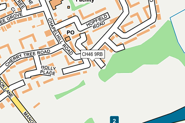 CH46 9RB map - OS OpenMap – Local (Ordnance Survey) CH46 9RB map - OS OpenMap – Local (Ordnance Survey)