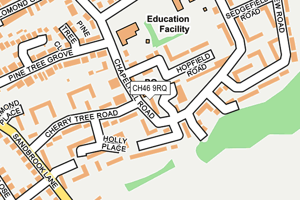 CH46 9RQ map - OS OpenMap – Local (Ordnance Survey) CH46 9RQ map - OS OpenMap – Local (Ordnance Survey)