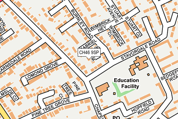 CH46 9SP map - OS OpenMap – Local (Ordnance Survey) CH46 9SP map - OS OpenMap – Local (Ordnance Survey)