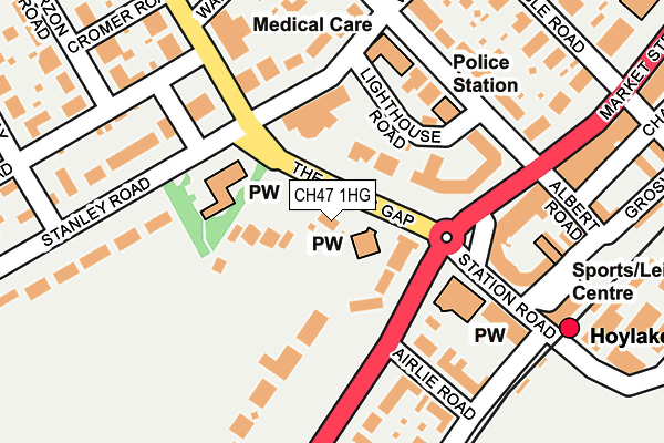 CH47 1HG map - OS OpenMap – Local (Ordnance Survey) CH47 1HG map - OS OpenMap – Local (Ordnance Survey)