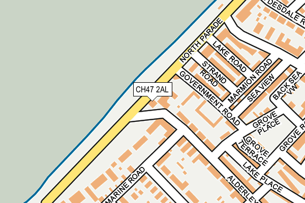 CH47 2AL map - OS OpenMap – Local (Ordnance Survey) CH47 2AL map - OS OpenMap – Local (Ordnance Survey)