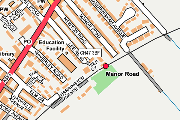 CH47 3BF map - OS OpenMap – Local (Ordnance Survey) CH47 3BF map - OS OpenMap – Local (Ordnance Survey)