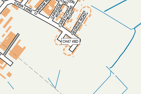 CH47 4BD map - OS OpenMap – Local (Ordnance Survey) CH47 4BD map - OS OpenMap – Local (Ordnance Survey)