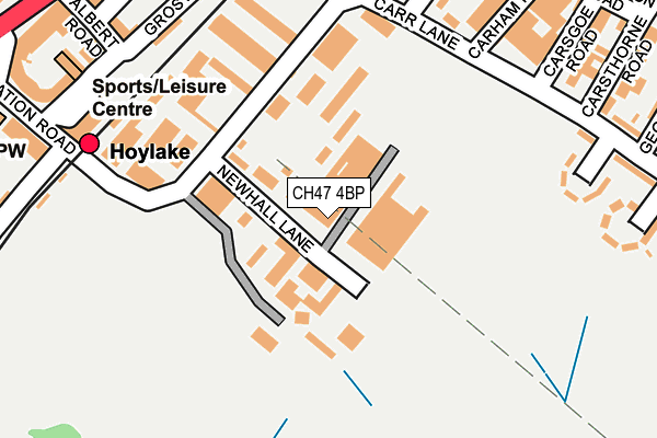 CH47 4BP map - OS OpenMap – Local (Ordnance Survey) CH47 4BP map - OS OpenMap – Local (Ordnance Survey)