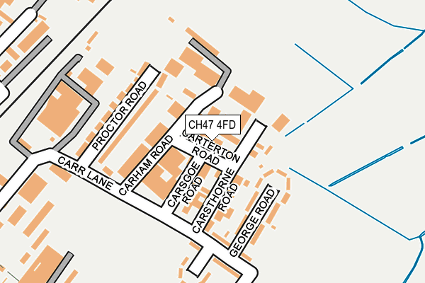 CH47 4FD map - OS OpenMap – Local (Ordnance Survey) CH47 4FD map - OS OpenMap – Local (Ordnance Survey)