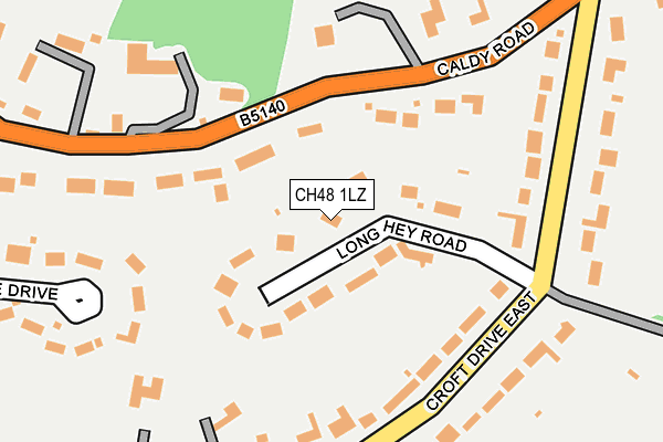 CH48 1LZ map - OS OpenMap – Local (Ordnance Survey) CH48 1LZ map - OS OpenMap – Local (Ordnance Survey)