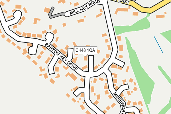 CH48 1QA map - OS OpenMap – Local (Ordnance Survey) CH48 1QA map - OS OpenMap – Local (Ordnance Survey)