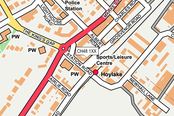 CH48 1XX map - OS OpenMap – Local (Ordnance Survey) CH48 1XX map - OS OpenMap – Local (Ordnance Survey)