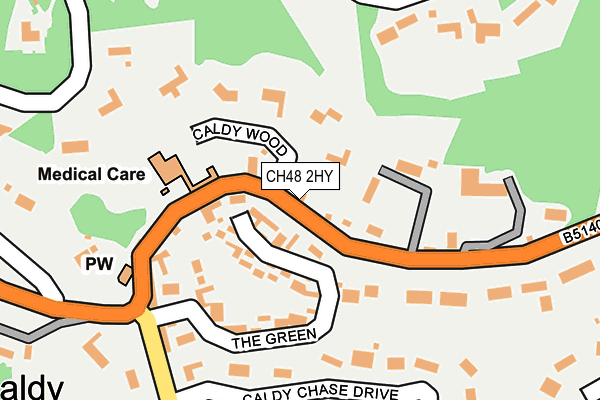 CH48 2HY map - OS OpenMap – Local (Ordnance Survey) CH48 2HY map - OS OpenMap – Local (Ordnance Survey)