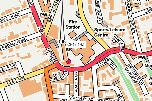 CH48 4HZ map - OS OpenMap – Local (Ordnance Survey) CH48 4HZ map - OS OpenMap – Local (Ordnance Survey)