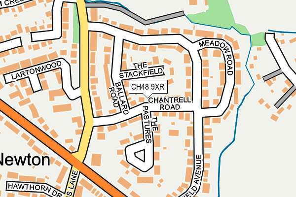 CH48 9XR map - OS OpenMap – Local (Ordnance Survey) CH48 9XR map - OS OpenMap – Local (Ordnance Survey)