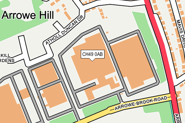 CH49 0AB map - OS OpenMap – Local (Ordnance Survey) CH49 0AB map - OS OpenMap – Local (Ordnance Survey)