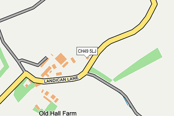 CH49 5LJ map - OS OpenMap – Local (Ordnance Survey) CH49 5LJ map - OS OpenMap – Local (Ordnance Survey)