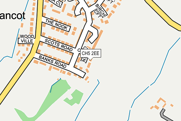 CH5 2EE map - OS OpenMap – Local (Ordnance Survey) CH5 2EE map - OS OpenMap – Local (Ordnance Survey)