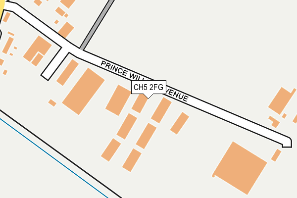 CH5 2FG map - OS OpenMap – Local (Ordnance Survey) CH5 2FG map - OS OpenMap – Local (Ordnance Survey)
