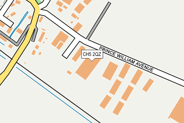 CH5 2QZ map - OS OpenMap – Local (Ordnance Survey) CH5 2QZ map - OS OpenMap – Local (Ordnance Survey)