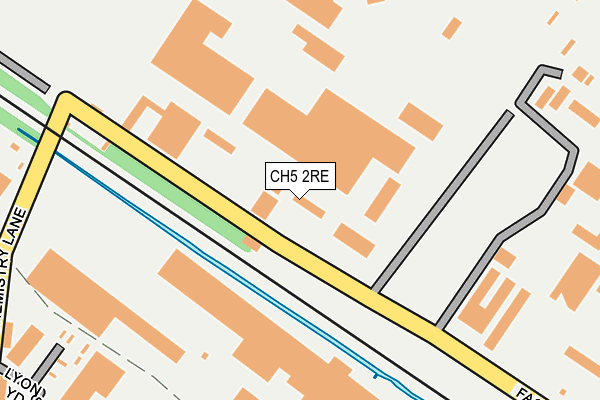 CH5 2RE map - OS OpenMap – Local (Ordnance Survey) CH5 2RE map - OS OpenMap – Local (Ordnance Survey)