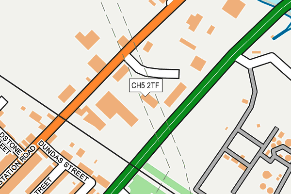 CH5 2TF map - OS OpenMap – Local (Ordnance Survey) CH5 2TF map - OS OpenMap – Local (Ordnance Survey)
