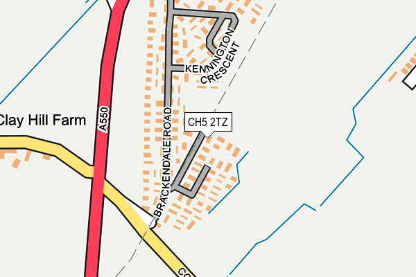 CH5 2TZ map - OS OpenMap – Local (Ordnance Survey) CH5 2TZ map - OS OpenMap – Local (Ordnance Survey)