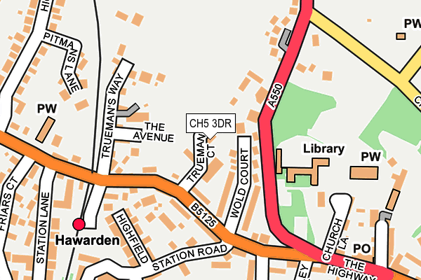 CH5 3DR map - OS OpenMap – Local (Ordnance Survey) CH5 3DR map - OS OpenMap – Local (Ordnance Survey)