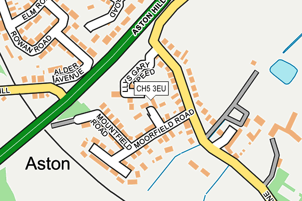 CH5 3EU map - OS OpenMap – Local (Ordnance Survey) CH5 3EU map - OS OpenMap – Local (Ordnance Survey)