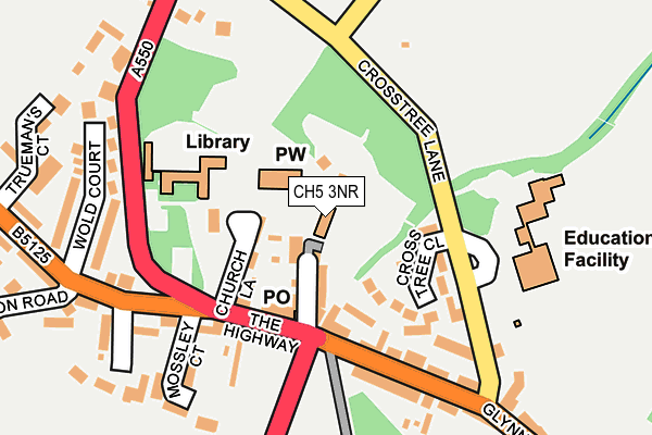 CH5 3NR map - OS OpenMap – Local (Ordnance Survey) CH5 3NR map - OS OpenMap – Local (Ordnance Survey)