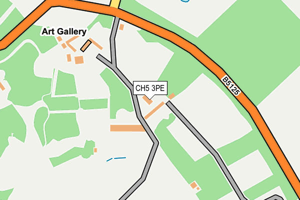 CH5 3PE map - OS OpenMap – Local (Ordnance Survey) CH5 3PE map - OS OpenMap – Local (Ordnance Survey)