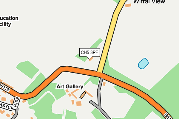 CH5 3PF map - OS OpenMap – Local (Ordnance Survey) CH5 3PF map - OS OpenMap – Local (Ordnance Survey)