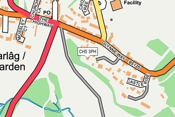 CH5 3PH map - OS OpenMap – Local (Ordnance Survey) CH5 3PH map - OS OpenMap – Local (Ordnance Survey)