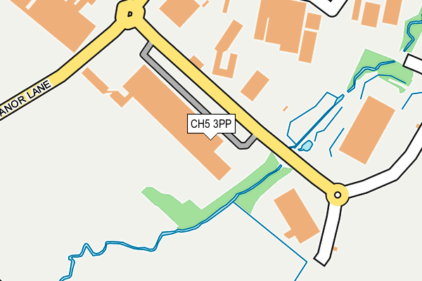 CH5 3PP map - OS OpenMap – Local (Ordnance Survey) CH5 3PP map - OS OpenMap – Local (Ordnance Survey)