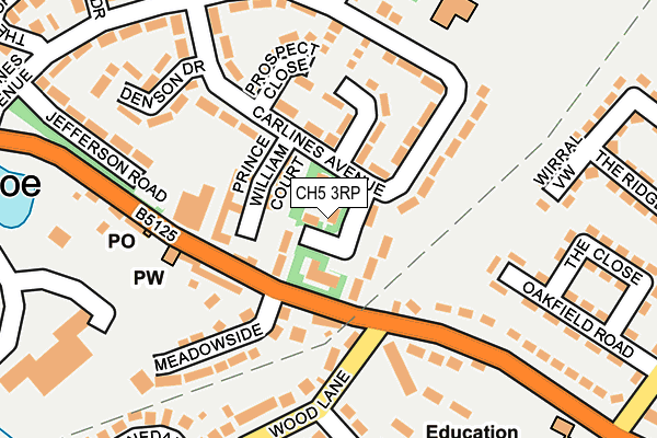 CH5 3RP map - OS OpenMap – Local (Ordnance Survey) CH5 3RP map - OS OpenMap – Local (Ordnance Survey)