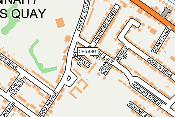 CH5 4SG map - OS OpenMap – Local (Ordnance Survey) CH5 4SG map - OS OpenMap – Local (Ordnance Survey)
