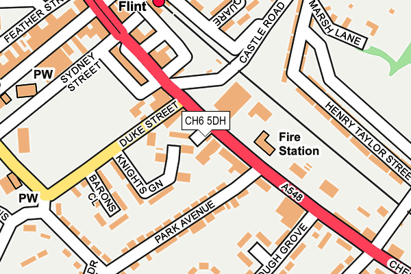CH6 5DH map - OS OpenMap – Local (Ordnance Survey) CH6 5DH map - OS OpenMap – Local (Ordnance Survey)
