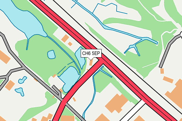 CH6 5EP map - OS OpenMap – Local (Ordnance Survey)