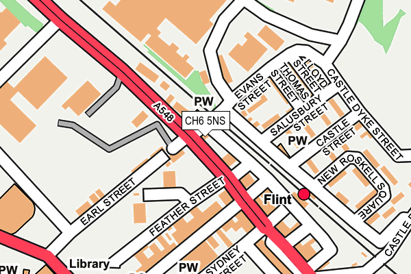 CH6 5NS map - OS OpenMap – Local (Ordnance Survey) CH6 5NS map - OS OpenMap – Local (Ordnance Survey)